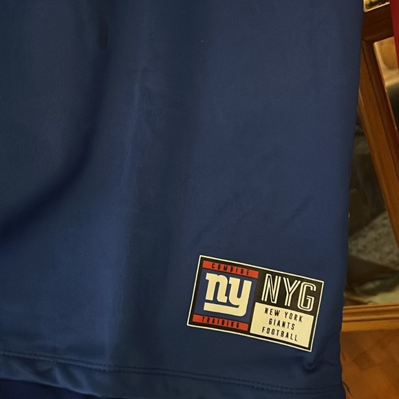 NFL pull over New York Giants quarters Zip top new XL - Picture 2 of 5